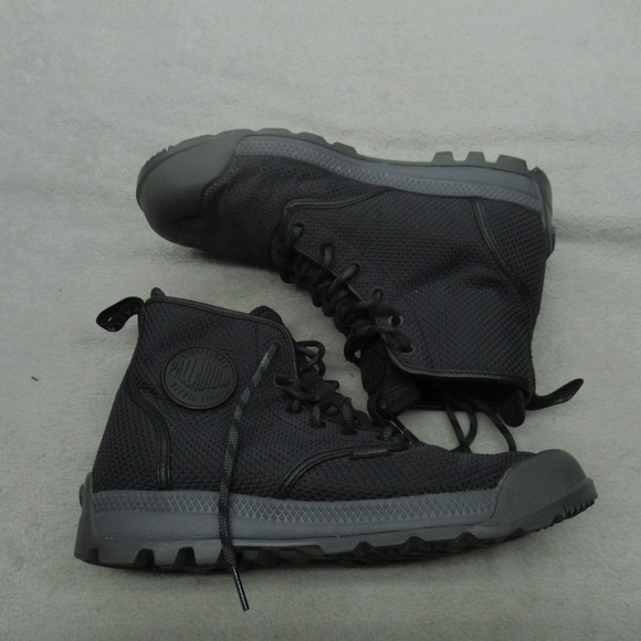 Palladium Unisex M8 W9.5 Combat Boots Black PampaTech HI TX Tactical Utility main image 7